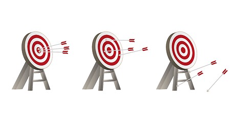 Image showing targets with arrows