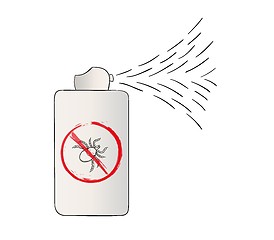 Image showing spray with no tick symbol