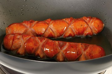 Image showing delicious sausages