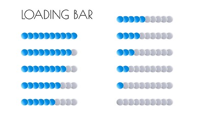 Image showing blue loading bars