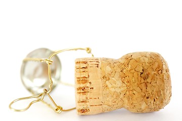 Image showing cork from champagne bottle