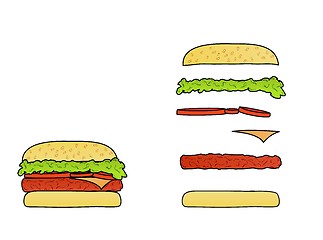 Image showing hamburger