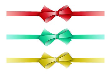 Image showing collection of the three ribbons