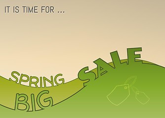 Image showing spring big sale