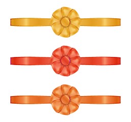 Image showing collection of the three ribbons