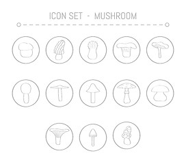 Image showing mushroom icons