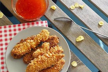 Image showing chicken strips