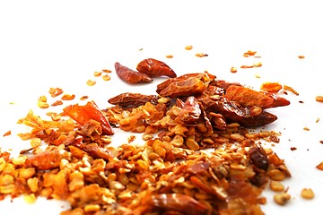 Image showing dry chilli and seeds