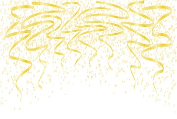 Image showing falling gold confetti