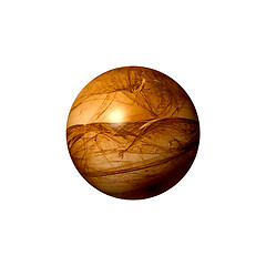 Image showing Brown Abstract Globe