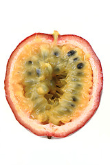 Image showing half of passion fruit