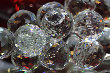 Image showing glass crystals background