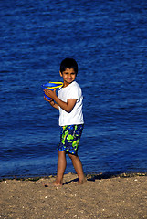 Image showing Boy in the beach