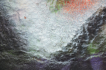 Image showing classic grunge texture of aging painted wall