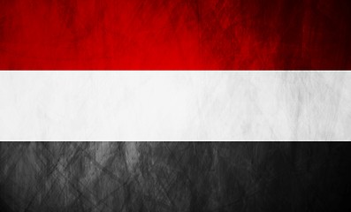 Image showing Republic of Yemen grunge flag