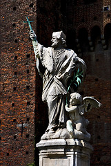 Image showing statue in the castle