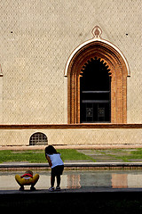 Image showing child in the castle