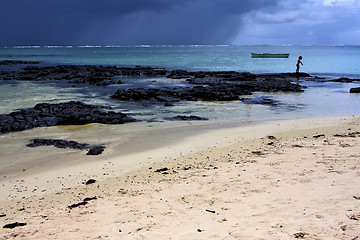 Image showing girl in mauritius