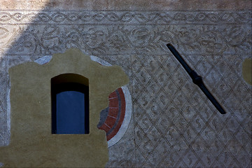 Image showing window in the castle 