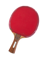 Image showing Pingpong racket isolated on white background