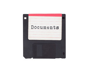 Image showing Floppy disk, data storage support 