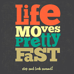 Image showing Quote Typographical retro Background