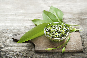 Image showing Wild garlic