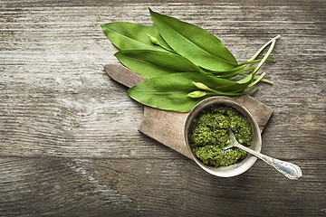 Image showing Wild garlic