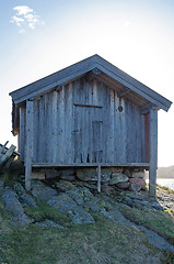 Image showing old boathouse