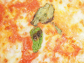 Image showing Margherita pizza background