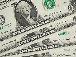 Image showing Dollar notes 1 Dollar