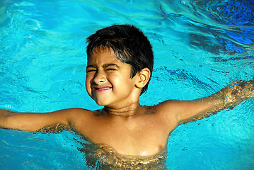 Image showing Boy Swimming