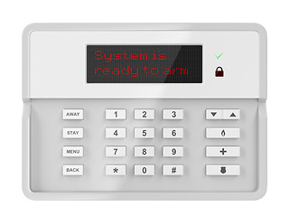 Image showing Alarm control panel