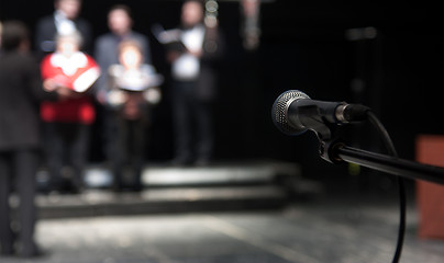 Image showing Theater rehearsal