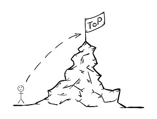Image showing rise to the top