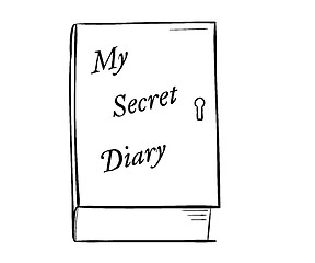 Image showing private diary