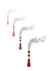 Image showing Smoking Chimneys