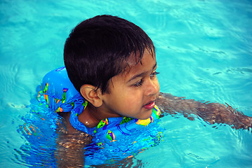 Image showing Boy Swimming