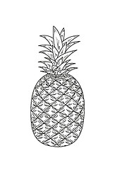 Image showing ananas, sketch
