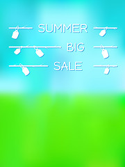 Image showing summer big sale