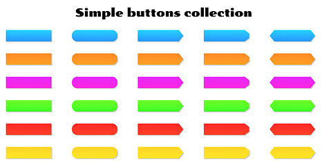 Image showing simple buttons