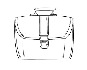 Image showing sketch of the briefcase