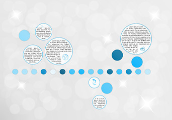 Image showing infographic vector with fragments