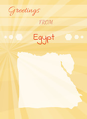 Image showing greetings from egypt