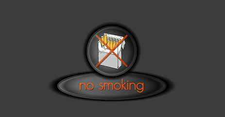 Image showing no smoking button