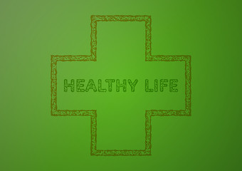 Image showing stamp with healthy life