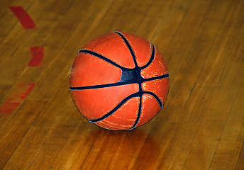 Image showing Old BasketBall