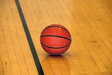 Image showing Old BasketBall