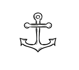 Image showing sketch of the anchor