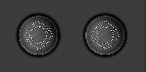 Image showing circle arrows on buttons